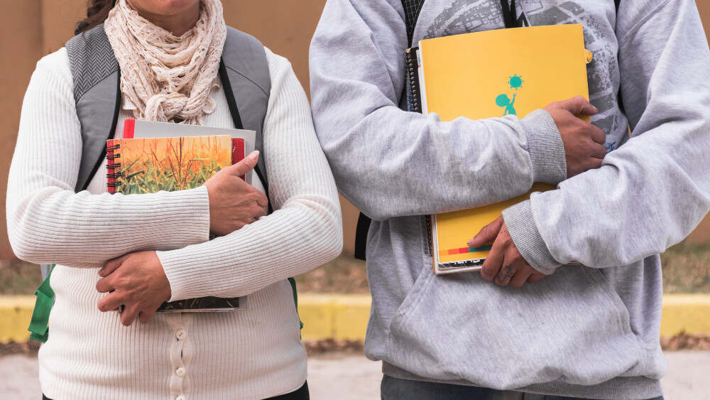 Students learning